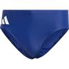 adidas Uomo Solid Swim Trunks, Dark Blue/White, 34