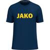 Jako Maglietta Sportiva Unisex Promo 2.0, Navy/Citro, XXL