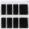 SEEDEW 800 Pezzi Micro Tamponi, Cotton Fioc da 10 cm, Strumenti per Ciglia e Mascara, Spazzole Multifunzionali in Microfibra di Plastica per la Rimozione e la Pulizia (Confezione Semplice) (Nero)