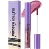 Generico Mascara Glitter Liquido In Viola, Oro E Argento - Mascara Colorato Voluminoso E Impermeabile Per Feste, Matrimoni E Look Festivi, Lunghi E Radiosi