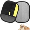 QWORK® Set di 2 Guanto per La Rimozione dei Peli di Animali Domestici, Lavabili e Riutilizzabili, Ideali per Divano, Mobili, Tappeti, Sedili Auto e Vestiti
