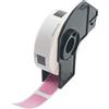 BETCKEY - 1 Rotolo DK-11204 Etichette Multiuso Compatibile con Brother, 17mm x 54mm, 400 Etichette Colorate Rosa per Stampanti di Etichette Brother QL