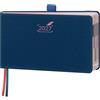 BEZEND Agenda 2027 Settimanale Tascabile con Orario - 9,4 x 16,7 cm | Gen a Dic 2027, Formato Piccola Orizzontale, Ideale per Borsa, Bordi Oro Rosa, Copertina Rigida in Pelle PU - Blu Prussiano