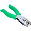 Oedema Perforatrice portatile per fori in metallo larghezza 5 mm perforatrice per carta con impugnatura in gomma perforatrice quadrata