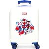 Disney Spidey Team Luggage - Bagaglio per bambini, ragazzi, il bagaglio a mano a 4 ruote con lucchetto a combinazione laterale Spidey è realizzato in ABS, un materiale rigido e leggero.