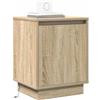 vidaXL Nachtkastje Sonoma Eiken 39 x 34,5 x 50 cm Bewerkt hout