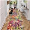 Cevgubn Tappeti Runner Passatoia Cucina Antiscivolo Lavabile 100 x 500 cm Zerbino per Ingresso Tappeto Corridoio Lungo per Sala da Pranzo, Lavanderia, Salotto, Camera da Letto