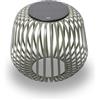 LUUK Studio Lanterna Solare, IP65, Lampada da Tavolo Senza Fili, Verde, S | Luce d'atmosfera Dimmerabile per Giardino e Balcone: Energia Solare, Ricaricabile via USB-C, per uso Interno ed Esterno