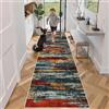 Cevgubn Tappeti Runner Passatoia Cucina Antiscivolo Lavabile 60 x 350 cm
