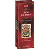 Hem - Bastoncini di incenso Masala da 90 pezzi (120 grammi) - Champa - 6 tubi da 15 bastoncini ciascuno (20 grammi di tubi) - Qualità di esportazione