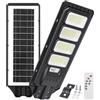 RIGIDON faretto led da esterno solare sensore di movimento telecomando | 384 leds, 20000mAh, crepuscolare lampadina, 6000K bianca, impermeabile, lampione, faro luci, per giardino sentieri garage