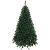 HOMCOM Albero di Natale 180 cm Artificiale con 888 Rami Ignifughi, Verde | Albero di Natale Folto Realistico, Base in Metallo Pieghevole, Design in Abete Norvegese, per Casa e Interni