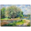 Giallobus - Quadro - Pierre Auguste Renoir - Castagno in fiore - Tela Canvas Telaio Standard - 140x100 - Pronto da appendere - Quadri moderni per la casa