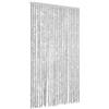 vidaXL Vliegengordijn 100x230 cm chenille grijs