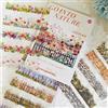 Frekyar Garden Scrapbooking Accessori Kit per Bullet Journal,Fiori Adesivi per Scrapbooking per Junk Journal,Mobili,Quaderni,Album Fotografici,Notebook,Laptop(Gardening Dreams)