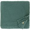 LINEN & COTTON Linen & CottLinen & Cotton Fodera Cuscino Federa Copricuscino Decorativo Enzo - 48% Lino, 52% Cotoneon Coperta Plaid Copriletto Morbido ENZO Ideale per Letto Divano (180 x 230cm, Verde Menta)