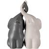 Anyhot Elefanti innamorati, statuetta decorativa, coppia in ceramica, elefanti armoniosi, utilizzato per tessuti per la casa, decorazioni per animali, regali d'amore