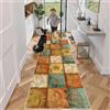 Cevgubn Tappeti Runner Passatoia Cucina Antiscivolo Lavabile 60 x 100 cm Zerbino per Ingresso Tappeto Corridoio Lungo per Sala da Pranzo, Lavanderia, Salotto, Camera da Letto