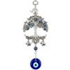 Only faith Amuleto da parete a forma di occhio turco, per buona fortuna e protezione in casa, portafortuna e protezione (albero della vita, occhio turco, grande)