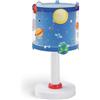 Dalber Lampada da tavolo o comodino per bambini Planets Pianeti Sistema Solare Blu 41341