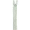 Gerhardt Giacche con cerniera in plastica ganci zipper per cucire (25cm - 80cm lungo) 1 pezzo (verde pastello chiaro, 80)