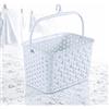 Kerafactum - Cestino grande per mollette da appendere, Polar | Cesto per mollette da bucato da appendere, 22 x 19,5 x 22 cm, cestino per mollette, cestino per mollette
