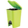 TrAdE Shop Traesio PATTUMIERA in PLASTICA con Apertura A Pedale LT.16 Secchio IMMONDIZIA RIFIUTI