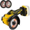 YWNYT Smerigliatrice angolare senza fili da 7,6 cm per batteria Dewalt da 18 V 20 V, mini smerigliatrice angolare senza spazzole da 20000 giri/min, strumento di taglio senza fili da 76 mm per taglio