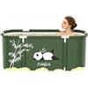 Spalivivre Vasca da Bagno Pieghevole 115x60x50cm, per Individui e Coppie