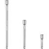 BEASAFY 3/8 prolunga, set da 3 pezzi, prolunga per chiave a bussola 75/150/250mm, per chiave a bussola, avvitatore a impulsi, cricchetto, chiave a cricchetto