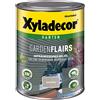 Xyladecor GardenFlairs, olio per legno impregnante effetto metallo decorativo, grigio sabbia, 1 l