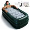 Inflatoast Vasca da bagno gonfiabile portatile per adulti - Vasca di ghiaccio per atleti, include pompa ad aria, facile da gonfiare e drenare - immersione a freddo, SPA domestica, vasca idromassaggio