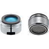 Schläfer 2100016 | Rompigetto Anticalcare Universale Long Life per Rubinetto Cucina, Filtro in Acciaio con Filetto Esterno M24X1, Compatibile con Aeratore Neoperl Risparmio Acqua, 2 Pezzi