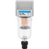 Culnflun Separatore d'acqua per compressore d'aria AF2000-02 Filtraggio da 5μm, Trappola per umidità Separatore d'acqua per olio con scarico manuale, Ingresso da 1/4 di pollice Usc