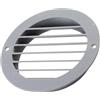 AERZETIX Griglia di ventilazione/aerazione Ø95 mm rotonda da incasso in plastica ASA per interno e esterno/colore grigio