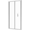 Parama Box Doccia Nicchia 75 cm Mod. Capri Apertura A Libro Soffietto Vetro Temperato 6mm Trasparente Profili in Alluminio Cromato Flat Design Maniglia in Abs Cromato