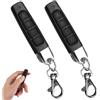 Veesper Duplicatore di telecomando Duplicatore 4-in-1 della chiave universale 2pcs 433 315 MHz Garage Wireless Garage Apri Sostituzione Remoto per porte a rulli per auto e sistemi automatici