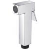 Schläfer 8118 | Doccino per Bidet Quadrata Universale Cromo Square, Doccino Wc a Mano, Shut off in Abs, Doccetta Spry per Barca, Camper, Campeggio, Spa, Doccetta Igienica a pulsante per Idroscopino,