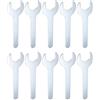 QUARKZMAN 10 Pezzi Chiave a Brugola Piccola Chiave a Brugola Aperta 24X115X2.8mm Metrica a Forma di U Singola Chiave a Brugola Aperta Super Sottile Testa Piatta Chiave a Galvanizzazione