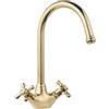 Deva SM057/501 - Venetian, Rubinetto miscelatore per lavello da cucina con finiture dorate