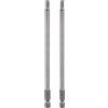 QUARKZMAN 2pz H4,0 Chiavi a Brugola per Punte da Trapano 4mm Punte Metriche Piane 1/4 Attacco Esagonale 300mm (12) Punta Cacciavite Esagonali Magnetico Lungo Industriale per Viti