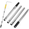 ZJTAPE Set di 6 rulli per pittura professionale, 5 rulli da pittura, grandi (larghezza 23 cm), set da pittura, asta telescopica da agganciare, accessori per pittore (nero, 33 x 2 x 2)