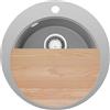 PRIMAGRAN Lavello da Cucina Grigio - Pise Top, 50x50cm