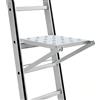 KIGNIEK Piattaforma di lavoro per scale, fino a 150 kg | Pedana di Lavoro Stabile, Antiscivolo, Scala Rinforzata, da Appendere in Scale, Pedana Piattaforma Scala