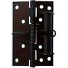 Cidegoo Cerniera a molla per porta a chiusura automatica, 1 pezzo, cerniera a molla per porta a chiusura automatica, invisibile, antiruggine, accessori per la casa per porte (nero)