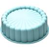 Generico Stampo per Torta Tondo in Silicone 19.5cm, Stampo per Torta Rotondo A Forma di Girasole, Tortiera Stampo Charlotte Rotondo Antiaderente per Cottura del Pane Sformato di Brownie
