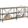 vidaXL Tavolo consolle Legno vecchio 180 x 30 x 75 cm