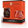 Vecchia Romagna Etichetta Nera 70cl Special Pack - Confezione regalo con un bicchiere. Brandy con doppio invecchiamento, gusto elegante e deciso. 38% vol.