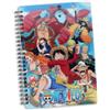 SD TOYS - Taccuino/quaderno A5 - Group effetto 3D di One Piece - Misure 21 x 15 cm - Copertina rigida - Rigatura orizzontale con doppia spirale