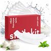 halercay 21 Strisce Sbiancanti Denti,Teeth Whitening Strips con Formula al gusto di torta,Sbianca i Denti,Rimuove Delicatamente ed Efficacemente le Macchie,Trattamenti per la tua Igiene Orale-Rosso